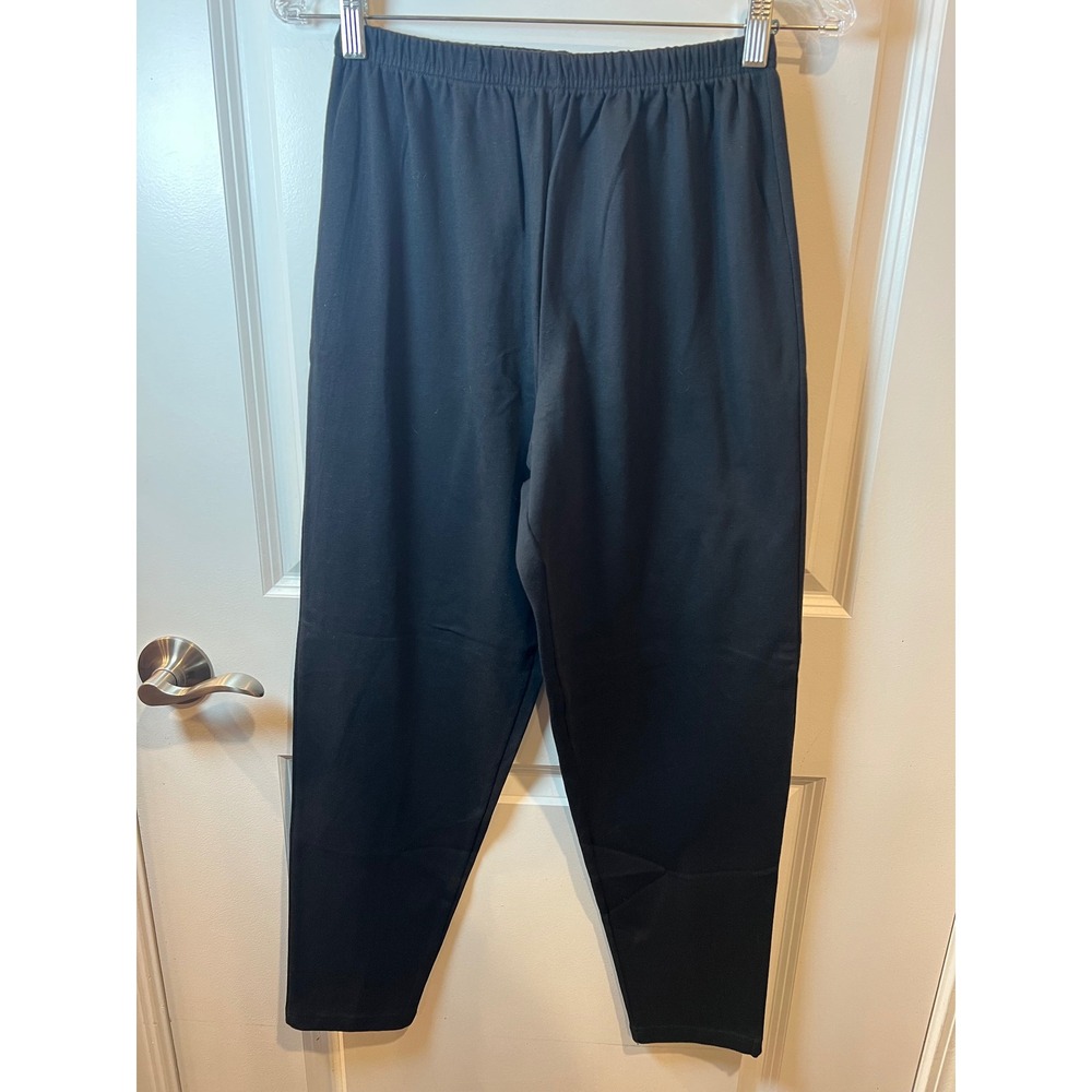 Mountain Lake Womens Knit Pants Elastic Waist Black Size S